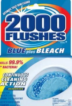 2000 Flushes Clean Scent Automatic Toilet Bowl Cleaner 4 oz. Tablet (Pack of 12)