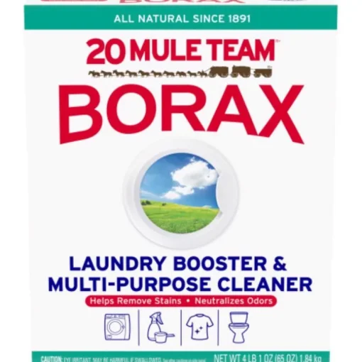 20 Mule Team Borax Biodegradable Detergent Booster & Household Cleaner 65 oz. (Pack of 6)
