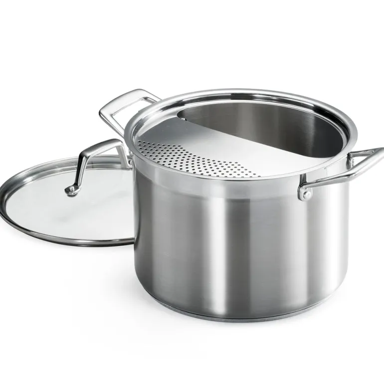 8 Qt Lock-n-Drain Stainless Steel Pasta Cooker