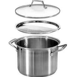 8 Qt Lock-n-Drain Stainless Steel Pasta Cooker