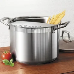 8 Qt Lock-n-Drain Stainless Steel Pasta Cooker