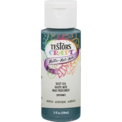 Acrylic Craft Paint, 2-oz., Deep Sea