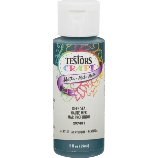 Acrylic Craft Paint, 2-oz., Deep Sea
