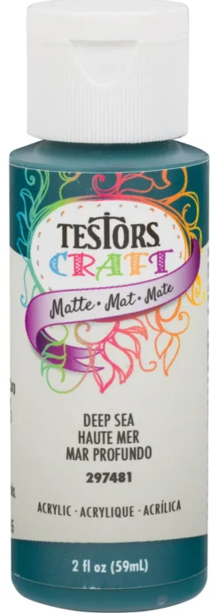 Acrylic Craft Paint, 2-oz., Deep Sea