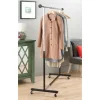 ADJ GARMENT RACK BLK/SLV