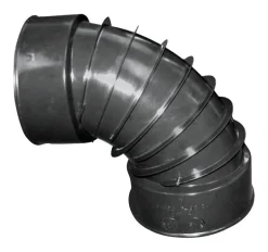 Advanced Drainage Systems 3 in. Snap X 3 in. D Snap Polyethylene 7 in. 90 Degree Elbow 1 pk
