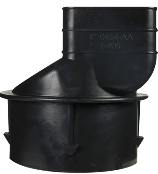 Advanced Drainage Systems 3-1/4 in. Snap X 2-1/2 in. D Barb Polyethylene 5 in. Downspout Adapter 1 p