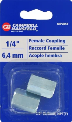 AIR CUPLR 1/4" NPT M 2PC