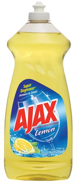 Ajax Lemon Scent Liquid Dish Soap 28 oz. (Pack of 9)