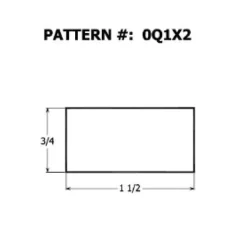 Alexandria Moulding 2 in. W x 3 ft. L x 1 in. Oak Board
