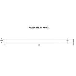 Alexandria Moulding 2 ft. W X 4 ft. L X 1/4 in. Plywood