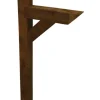 Alexandria Moulding 72 in. Natural Brown Pine Mailbox Post