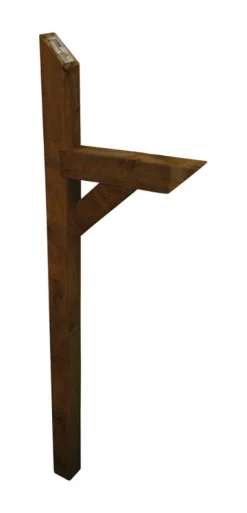 Alexandria Moulding 72 in. Natural Brown Pine Mailbox Post
