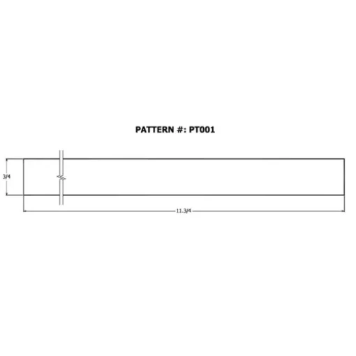 Alexandria Moulding 12 in. W X 8 ft. L X 3/4 in. Particle Board