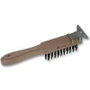 Allway 1-1/2 in. W x 11.5 in. L Carbon Steel Wire Brush with Scraper