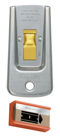 Allway 1-1/2 in. W Steel Single-Edge Razor Scraper