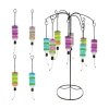 Alpine Glass Assorted 12.5 in. H Hanging Door Decor (Pack of 8)