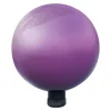 Alpine Glass Purple 11-1/2 in. H Gazing Ball (Pack of 2)