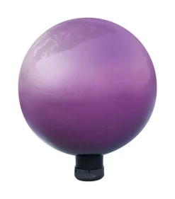 Alpine Glass Purple 11-1/2 in. H Gazing Ball (Pack of 2)