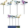 Alpine Metal Assorted 22 in. H Butterfly or Dragonfly Outdoor Garden Stake (Pack of 12)