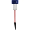Alpine Multicolored Plastic 12 in. H Americana Solar Garden Stake (Pack of 24)