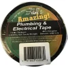 Amazing 2 in. W X 108 ft. L Black Plastic Plumbing & Electrical Tape