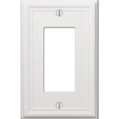 Amerelle 1 gang Stamped Steel Rocker Wall Plate 1 pk