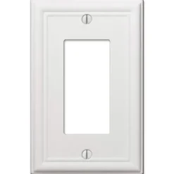 Amerelle 1 gang Stamped Steel Rocker Wall Plate 1 pk