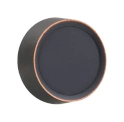 Amerelle Metallic Aged Bronze Replacement Knob Wall Plate for Standard Dimmer Switch
