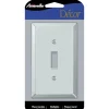 Amerelle Mirror Clear 1 gang Acrylic Toggle Wall Plate 1 pk