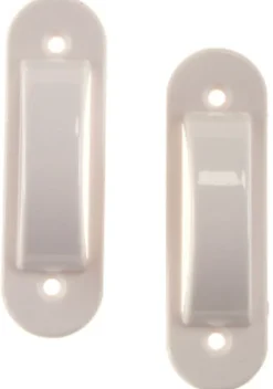 Amerelle White Plastic Toggle Switch Guard 2 pk