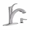 American Standard Stainless Steel 1.8 GPM Mesa Pull-Out Kitchen Faucet with Soap Dispenser