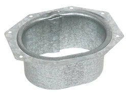 Amerimax 3.87 in. H X 3.13 in. W X 1.13 in. L Metallic Galvanized Steel K Gutter Outlet
