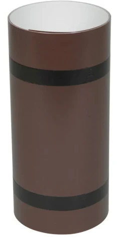 Amerimax 10 in. W X 10 ft. L Aluminum Painted Coil Brown/White