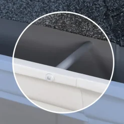 Amerimax Hex/Slotted Hex Head Galvanized Metal Gutter Screw w/Ferrule 7 in. L