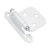 Amerock 1-3/4 in. W X 2-3/4 in. L White Steel Self-Closing Hinge 2 pk