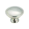 Amerock Allison Round Cabinet Knob 1-5/16 in. D 15/16 in. Brushed Chrome 10 pk