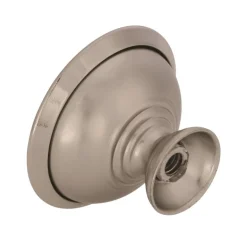 Amerock Allison Round Cabinet Knob 1-5/16 in. D 15/16 in. Brushed Chrome 10 pk