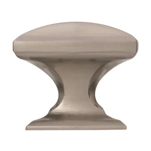 Amerock Candler Rectangle Cabinet Knob 1-1/4 in. D 1-1/8 in. Satin Nickel 5 pk