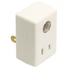 Amertac White Photoelectric Plug In Light Control 1 pk