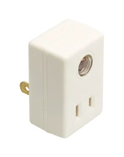 Amertac White Photoelectric Plug In Light Control 1 pk
