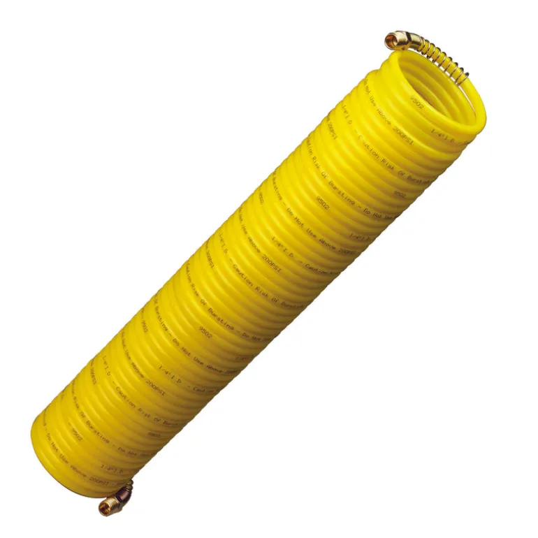 Amflo 50 ft. L X 1/4 in. D Nylon Recoil Air Hose 200 psi Yellow
