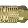 Amflo Brass 1/4 in. I/M Style Coupler 1/4 in. Male NPT 1 pc. (Pack of 10)