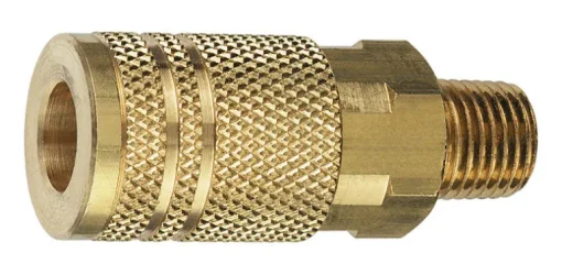 Amflo Brass Coupler 1/4 in. Male 1 (Pack of 10)