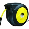 Amflo Ultra Air 50 ft. L X 3/8 in. D Hybrid Polymer Air Hose Reel 300 psi Black