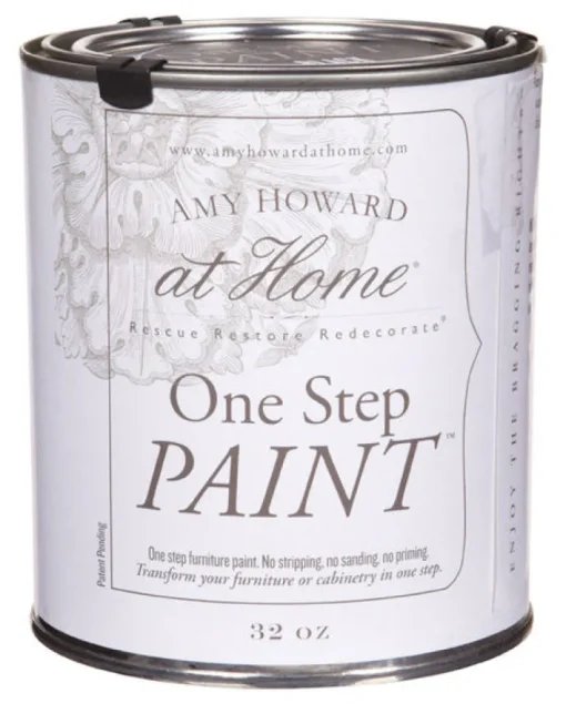 Amy Howard at Home Flat Chalky Finish Black Latex One Step Paint 32 oz. (Pack of 2)