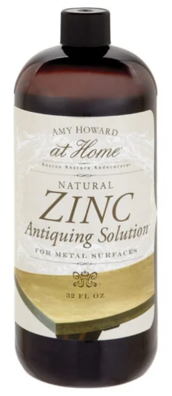 Amy Howard at Home For Metal Surfaces Zinc Antiquing Solution 32 oz. (Pack of 6)