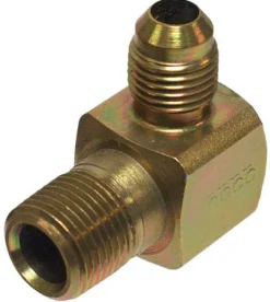 Apache Steel 3/8 in. D X 3/8 in. D Hydraulic Adapter 1 pk