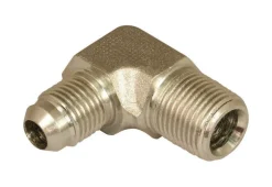Apache Steel 3/8 in. D X 3/8 in. D Hydraulic Adapter 1 pk