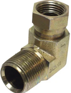 Apache Steel 1/2 in. D X 1/2 in. D Hydraulic Adapter 1 pk